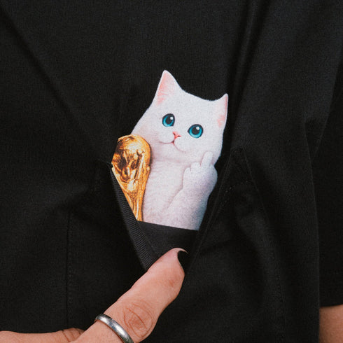 Ripndip Lord Nermal Christmas Stocking Black - Streetart.fr