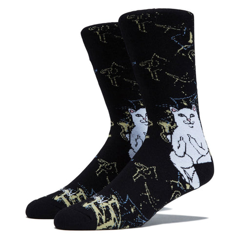 Ripndip Lord Nermal Socks - Black - Streetart.fr