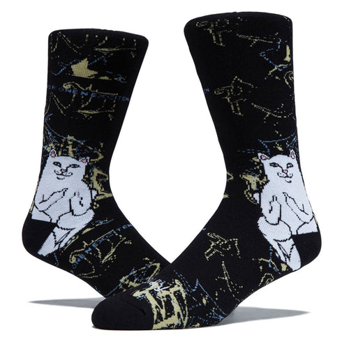 Ripndip Lord Nermal Socks - Black - Streetart.fr