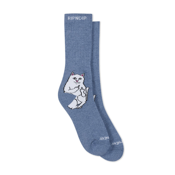 Ripndip Lord Nermal Socks - Slate Heather - Streetart.fr