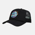 Santa Cruz Classic Dot Meshback Cap - Black / Black - Streetart.fr