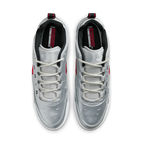 Nike Sb Air Max Ishod 2 - Metallic Silver / Varsity Red / Metallic Silver