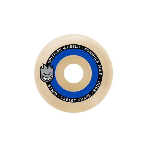 Spitfire Wheels (Jeu De 4) 53Mm F4 99D Tablet Natural - Streetart.fr