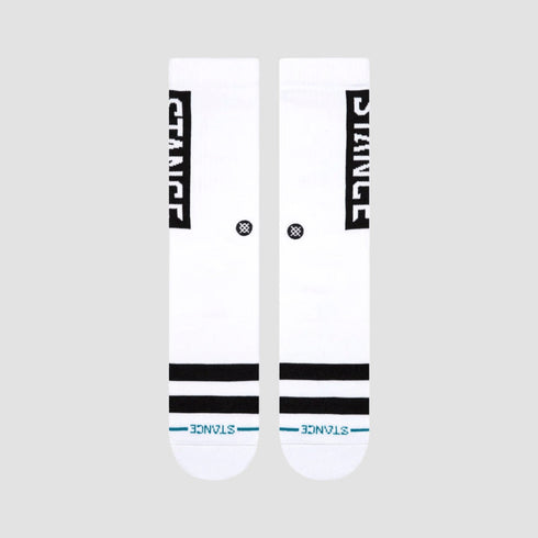 Stance Og Crew Socks - White - Streetart.fr
