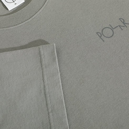 Polar Stroke Logo Contrast T-Shirt - Grey