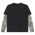 Obey Post 2Fer L/S T-Shirt - Dusty Black / Limo Multi
