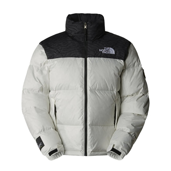 The North Face 1996 Retro Nuptse Jacket White Dune / Tnf Black - Streetart.fr