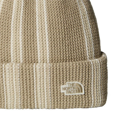 The North Face Explore Beanie - Flax / Linen / Vintage White - NF0A8CHKFG01