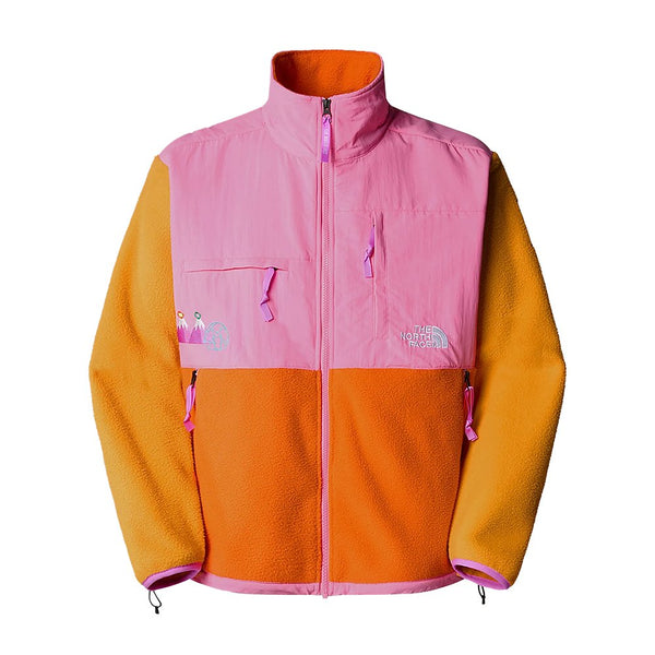 The North Face M Tnf X Yinka Ilori Retro Denali Jacket Red Orange - Streetart.fr