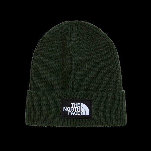 The North Face Tnf Logo Box Cuffed Beanie Bonnet - Peak Purple - Streetart.fr