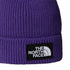 The North Face Tnf Logo Box Cuffed Beanie - Peak Purple - NF0A8CHENL41