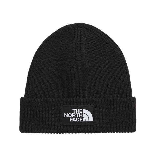 The North Face Tnf Logo Box Cuffed Beanie - Tnf Black - Streetart.fr