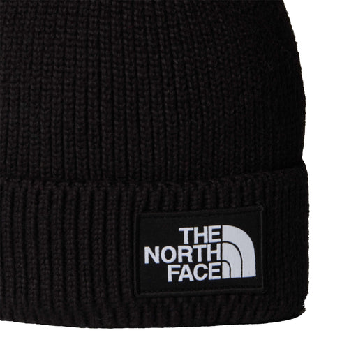 The North Face Tnf Logo Box Cuffed Beanie - Tnf Black - NF0A8CHEJK31