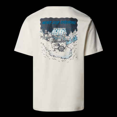 The North Face U Powder Days Relaxed T-shirt - White Dune - Streetart.fr