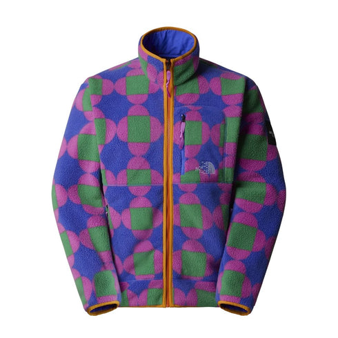 The North Face X Yinka Ilori Revers Fleece Jacket Print Solar Blue - Streetart.fr