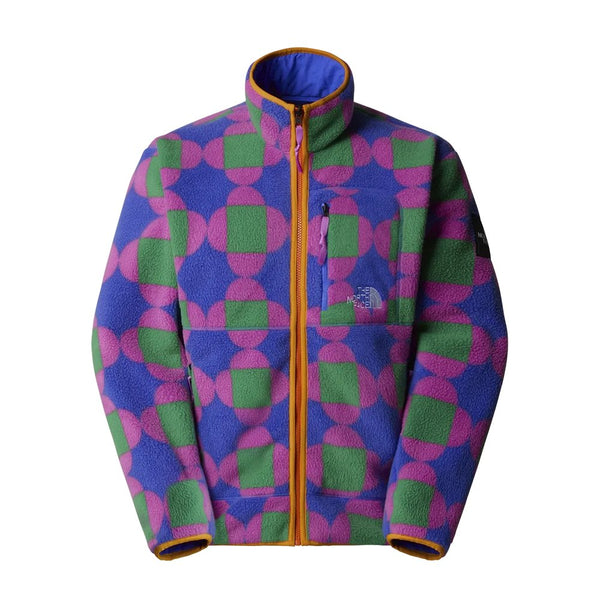 The North Face X Yinka Ilori Revers Fleece Jacket Print Solar Blue - Streetart.fr