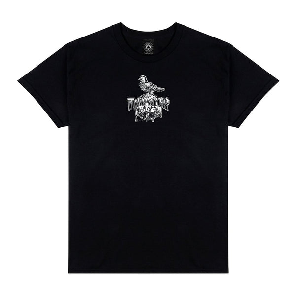 Thrasher X Antihero Cover The Earth T - Shirt - Black - Streetart.fr