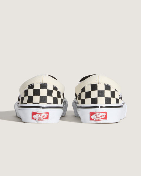 Vans Skate Slip-On Pro (Cherckerboard) - Black / Off White - Streetart.fr