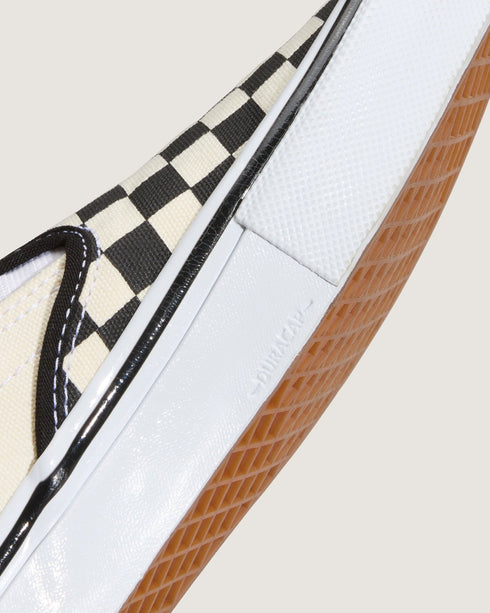 Vans Skate Slip-On Pro (Cherckerboard) - Black / Off White - Streetart.fr