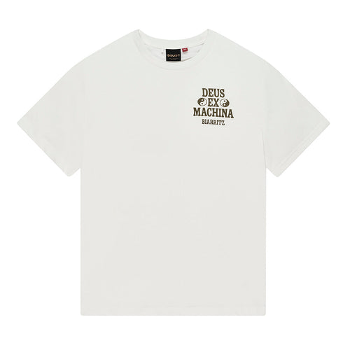 Deus Biarritz Ceramic T-Shirt - Vintage White
