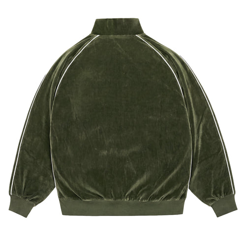 Jacker - Velvet Track Jacket - Green