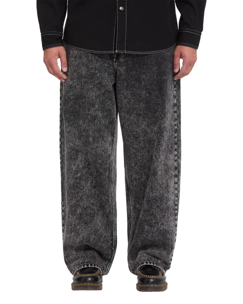 Volcom Chillow Denim Pant - Light Acid Black - A1912612-LAB
