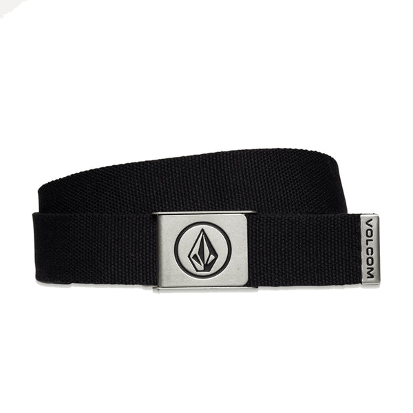 Volcom Circle Web Belt Black Blk - Streetart.fr