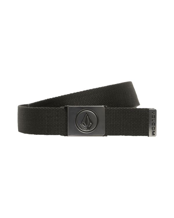 Volcom Circle Web Belt - Rinsed Black — ceinture