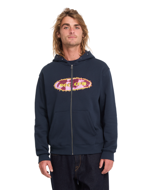 Volcom Clairvoyance Sweat Zip - Marine - A4832602-MRE