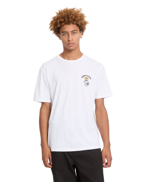 Volcom Corpo Class Bsc Sst T-Shirt - White - A3532601-WHT