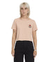 Volcom Dial Crop T-Shirt - Misty Rose - Streetart.fr