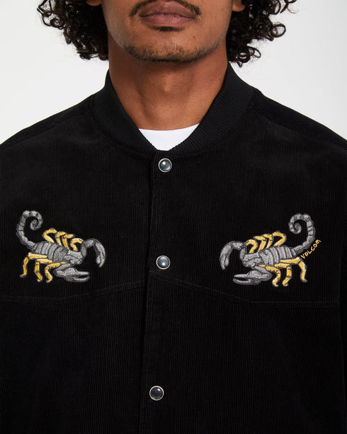 Volcom Fa Mickey Mason Jacket - Black - Streetart.fr