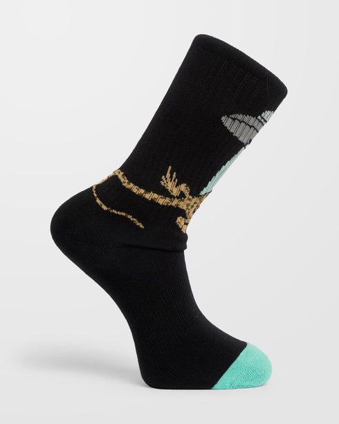 Volcom Fa Mickey Mason Sock 4Pc - Multi - Streetart.fr