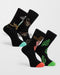 Volcom Fa Mickey Mason Sock 4Pc - Multi - Streetart.fr