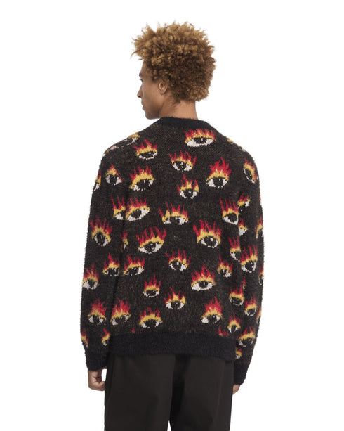 Volcom Fa Ozzy Eyes Sweater - Black - Streetart.fr