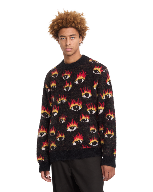 Volcom Fa Ozzy Eyes Sweater - Black - A0732606-BLK