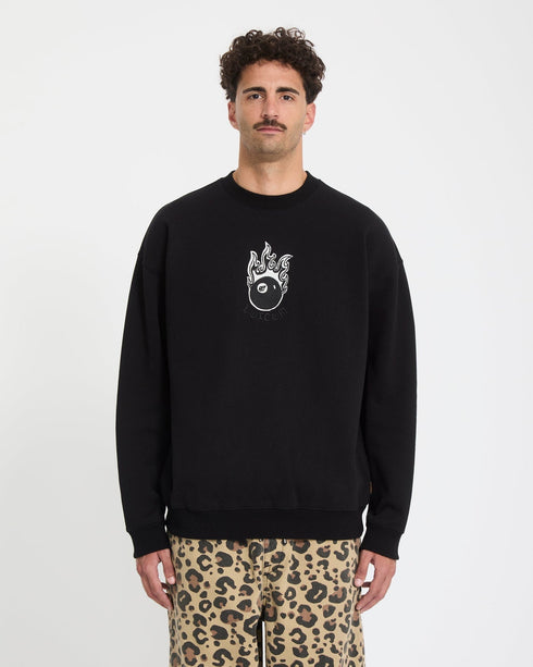 Volcom Fa Seth Conboy Crew - Black - Streetart.fr