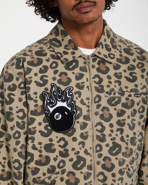 Volcom Fa Seth Conboy Jacket - Cheetah - Streetart.fr
