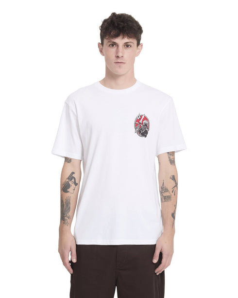 Volcom For The Stone Bsc Sst T-Shirt - White - Streetart.fr