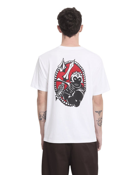 Volcom For The Stone Bsc Sst T-Shirt - White - Streetart.fr