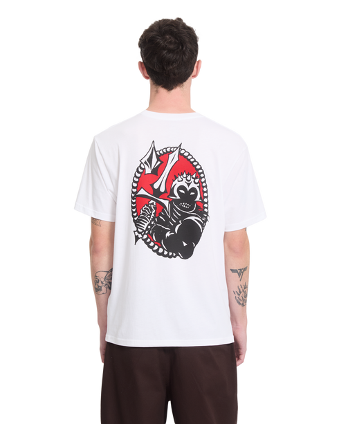 Volcom For The Stone Bsc Sst T-Shirt - White - A3532607-WHT