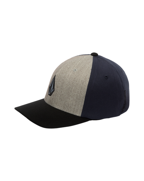 Volcom Full Ston Heather Flexfit Hat - Storm Blue - D5512634-SRB