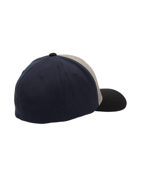 Volcom Full Ston Heather Flexfit Hat - Storm Blue - D5512634-SRB