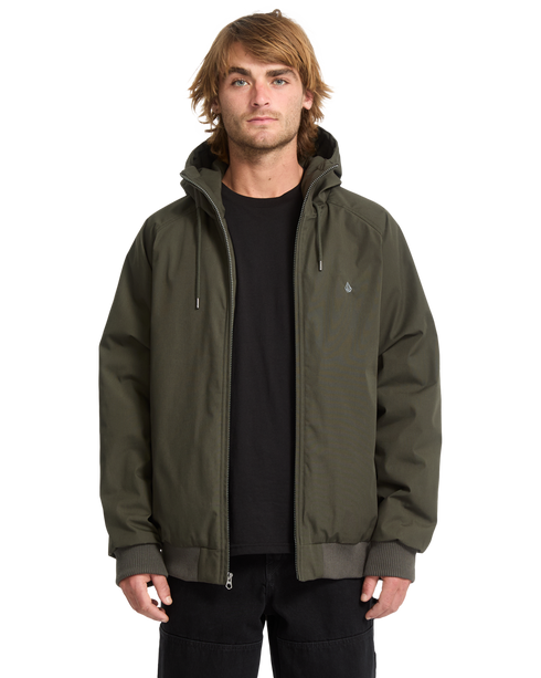 Volcom Hernan 10K Jacket - Rinsed Black - A1732601-RIB