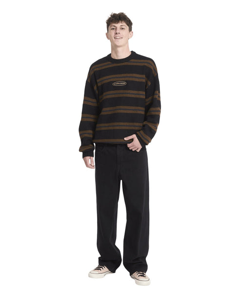 Volcom Striperstand Sweater - Black - Streetart.fr