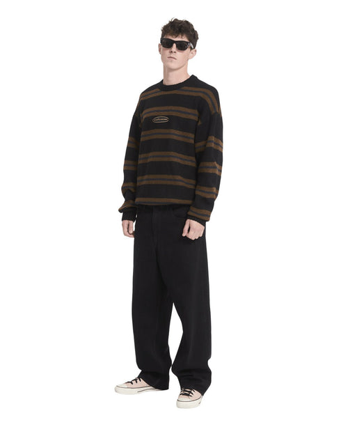 Volcom Striperstand Sweater - Black - Streetart.fr