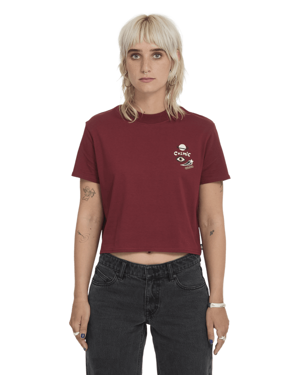 Volcom Women Fa Ozzy 2 T-Shirt - Brick