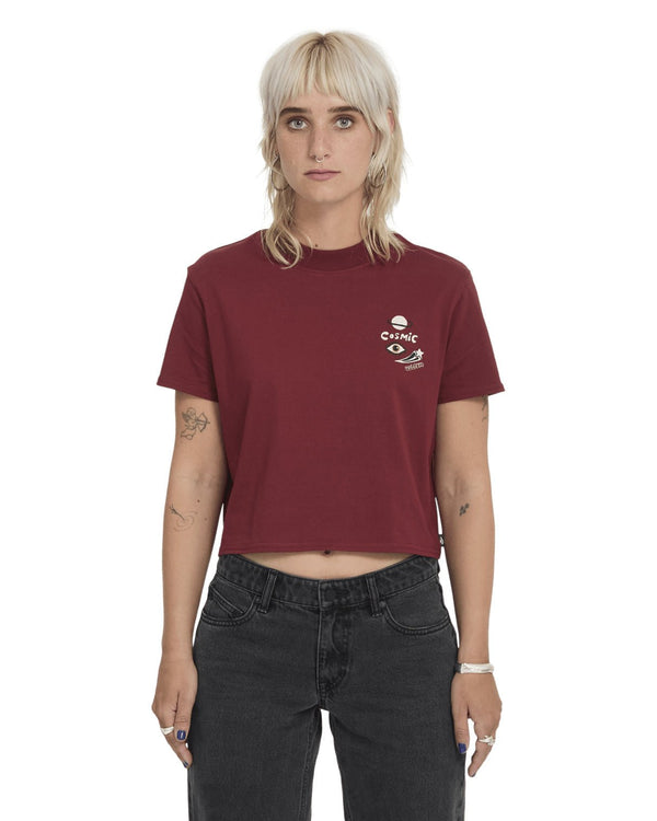 Volcom Women Fa Ozzy 2 T-Shirt - Brick - Streetart.fr