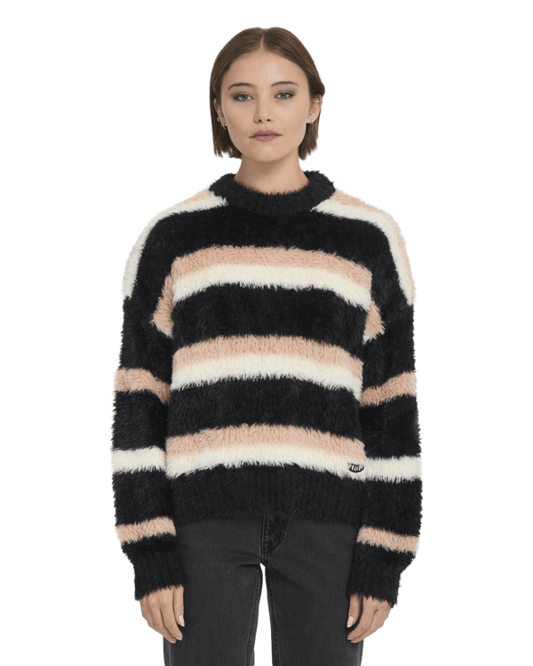Volcom Women Hairy Up Sweater - Multi — sweatshirt