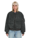 Volcom Women Workestra Bomber Jacket - Rinsed Black - B1732606-RIB